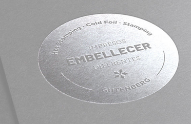 Hot y Cold stamping: decoración de productos gráficos